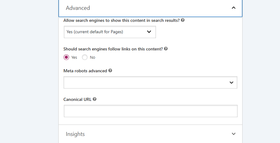 Single Page Sitemap Indexing