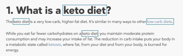 What Is Keto Ranking
